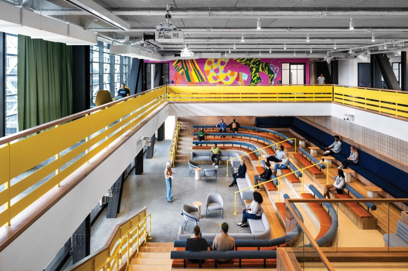 7 Offices Prioritize Community + Collaboration Through Design