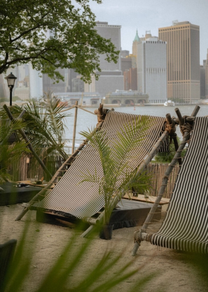 Governors Island Morphs into a Tropical Beach Club