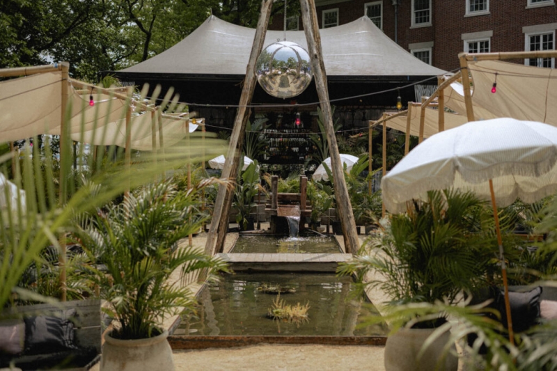 Governors Island Morphs into a Tropical Beach Club