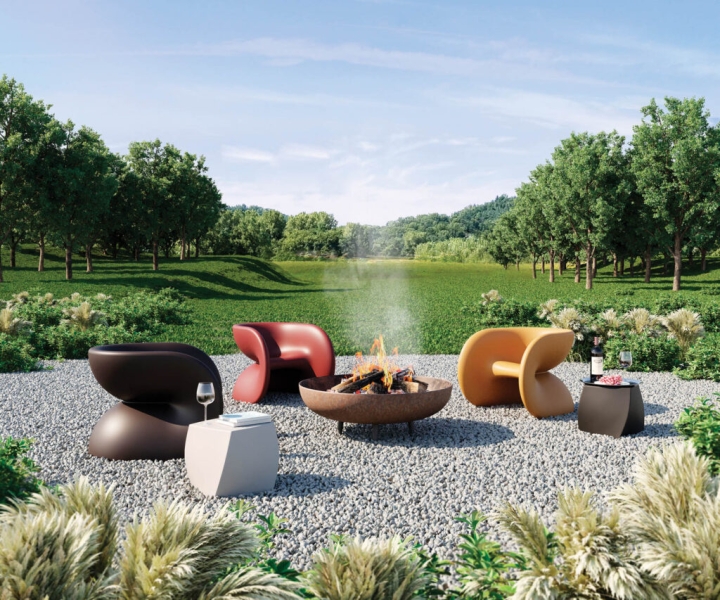 Heller's Striking Outdoor Seat Takes Inspiration from a Cookie