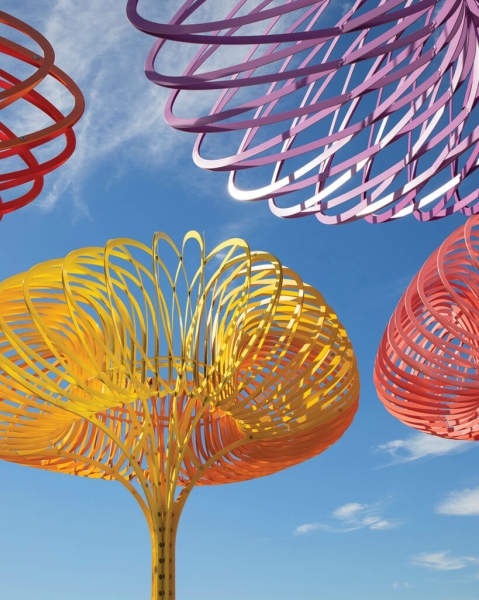 Hou de Sousa's 'Creativity Blooms' Installation Shines