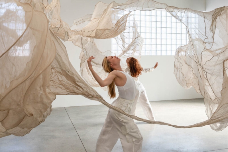 Textiles Invite Movement In This Ethereal Installation