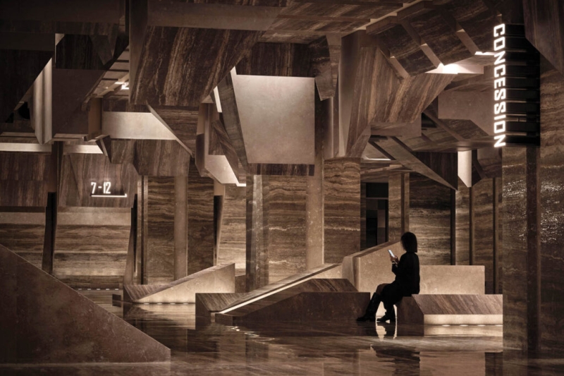 Explore This Dark and Moody Cinema in Wuhan, China