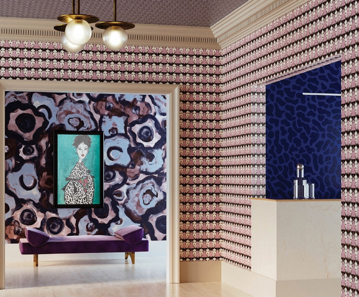 Rebecca Moses Dreams Up Whimsical Wallcoverings