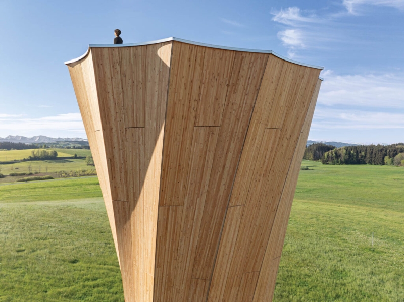 Wangen Tower Surfaces As A Bold Landmark In Southern Germany