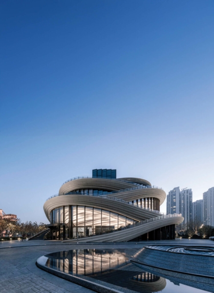 Explore A Helix Of Corridors In This Sales Center In Shanghai