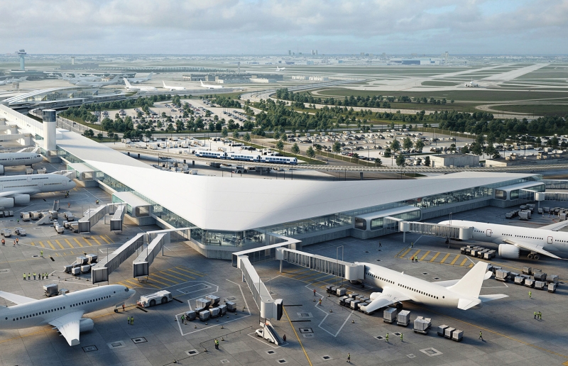 HOK Updates Terminal 5 At Chicago O’Hare International Airport