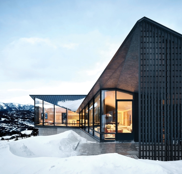 Inside A Mountain Chalet In Montana With Sweeping Views