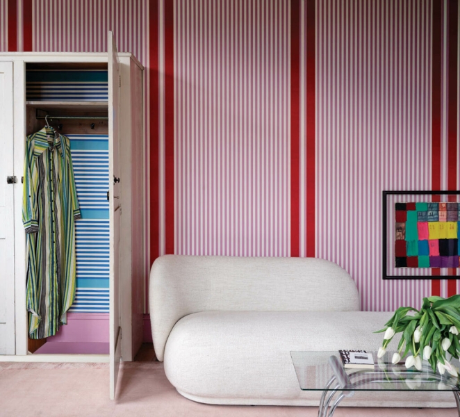 Glimpse This Fashion Designer's Collection for Farrow & Ball