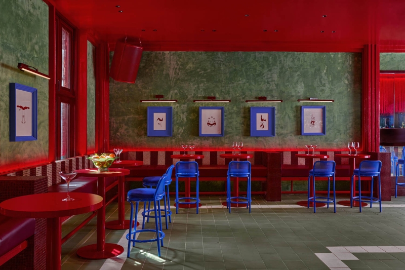 Glossy Reds Echo ‘Suspiria’ At This Mexico City Bar By Maye Ruiz