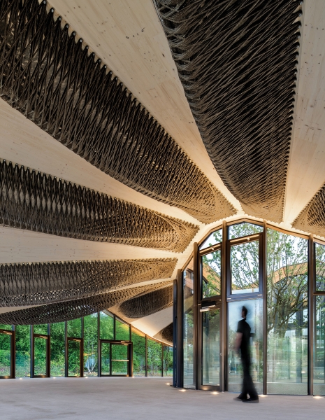 Bio-Based Materials Inform The Design Of This Wavelike Pavilion