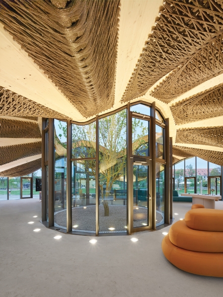 Bio-Based Materials Inform The Design Of This Wavelike Pavilion